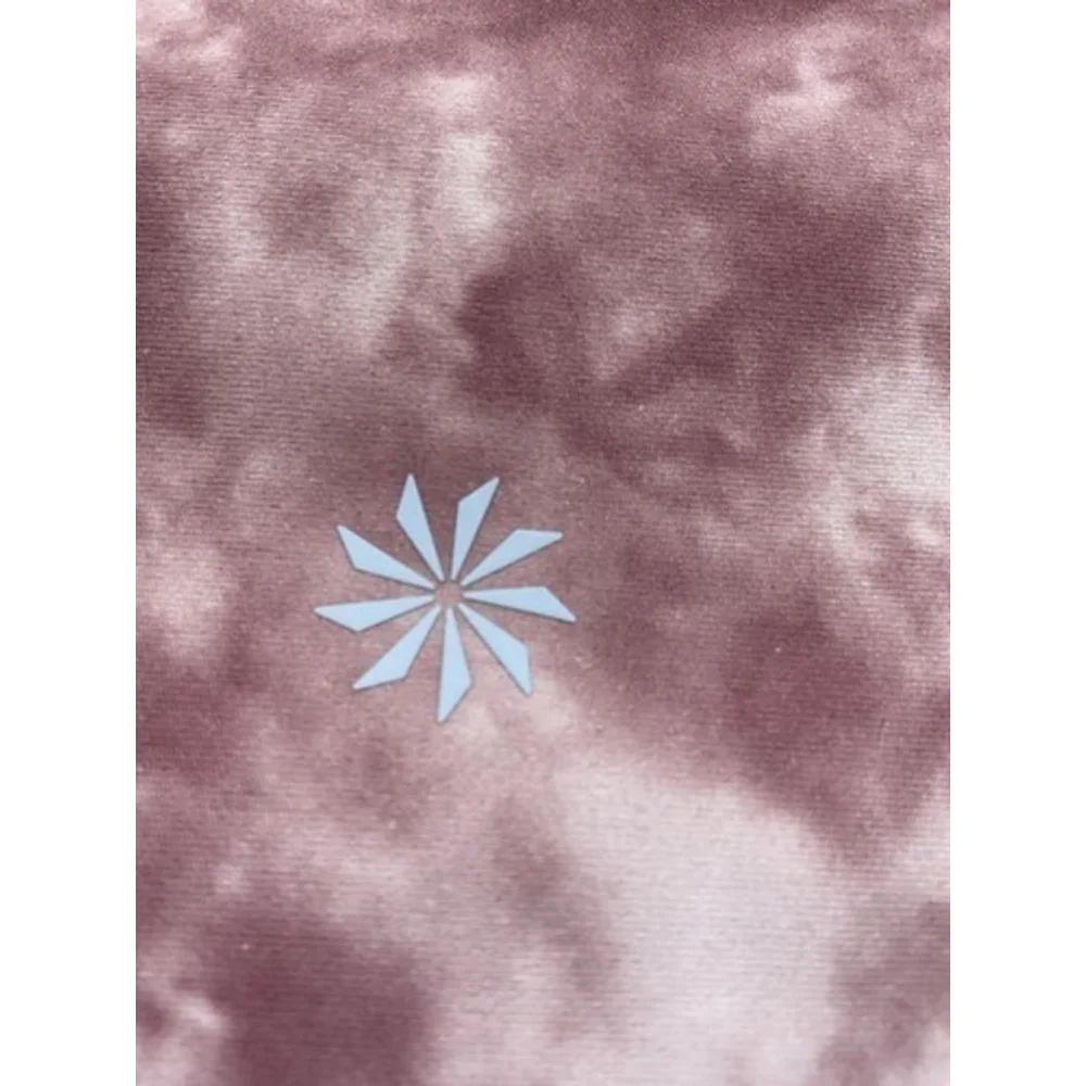 NWOT Athleta Elation Printed 7/8 Tight YogaGym Leggings Women Size L Pink/Maroon - Picture 4 of 11